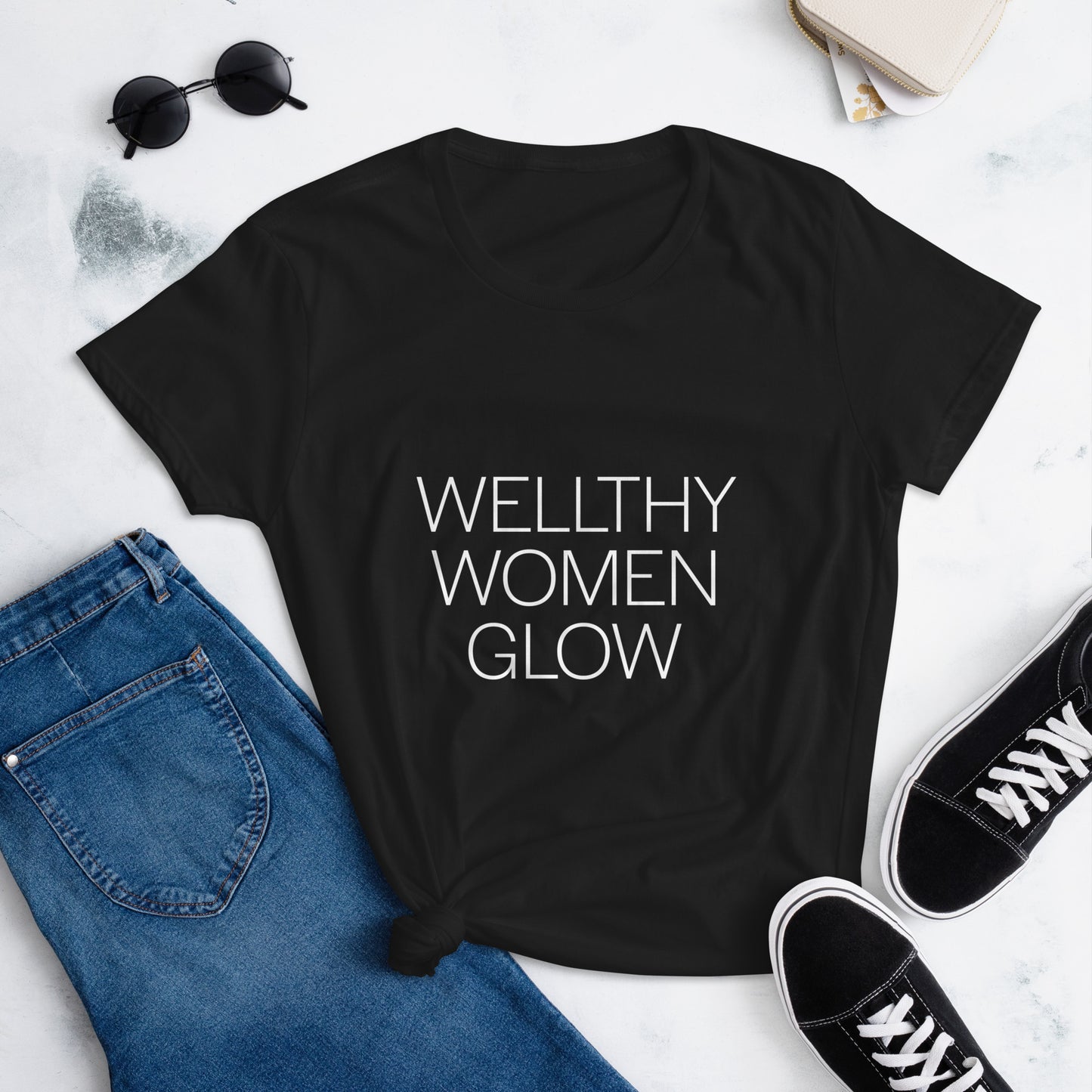 Wellthy Women Glow Women's short sleeve t-shirt