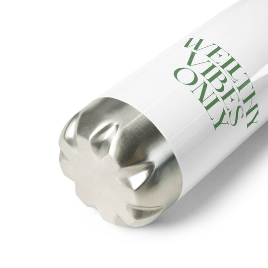 Wellthy Vibes Only Stainless Steel Water Bottle